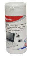 Чистящие салфетки Skiper д/TFT/LCD туба 100шт