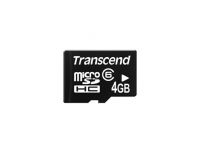 microSD Card 4096MB HC Transcend Class 6 no adapter