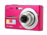 Цифровая камера Olympus FE-360 8MP Pink