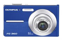Цифровая камера Olympus FE-360 8MP Blue